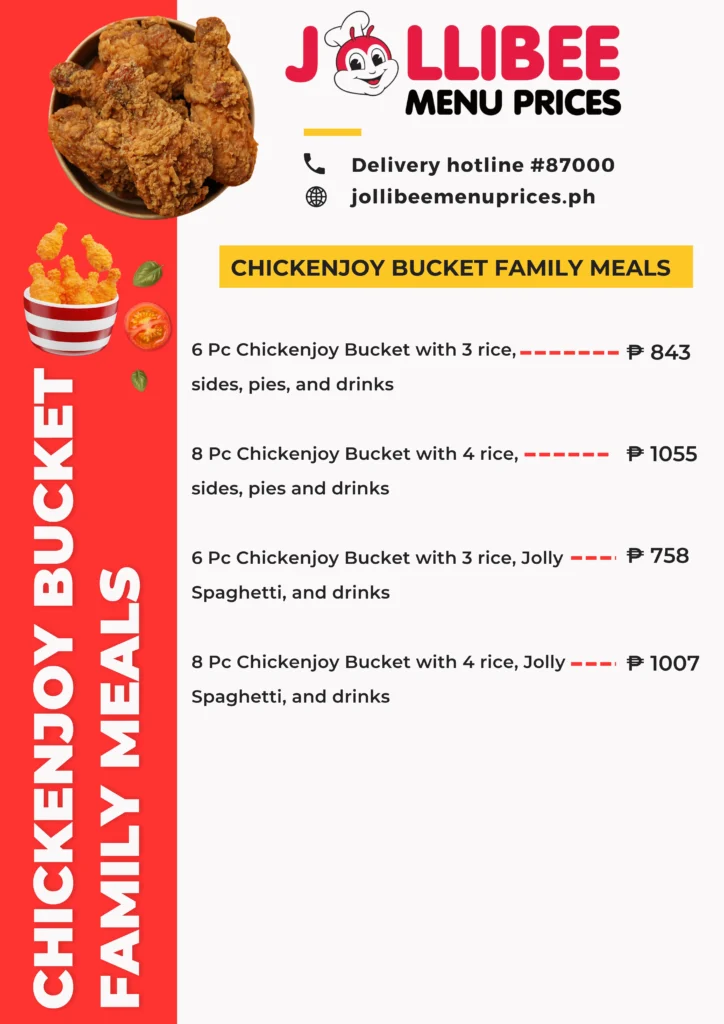 Chickenjoy Bucket Family Meals