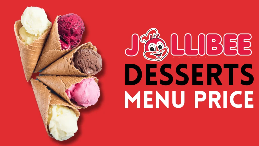 Jollibee desserts menu price