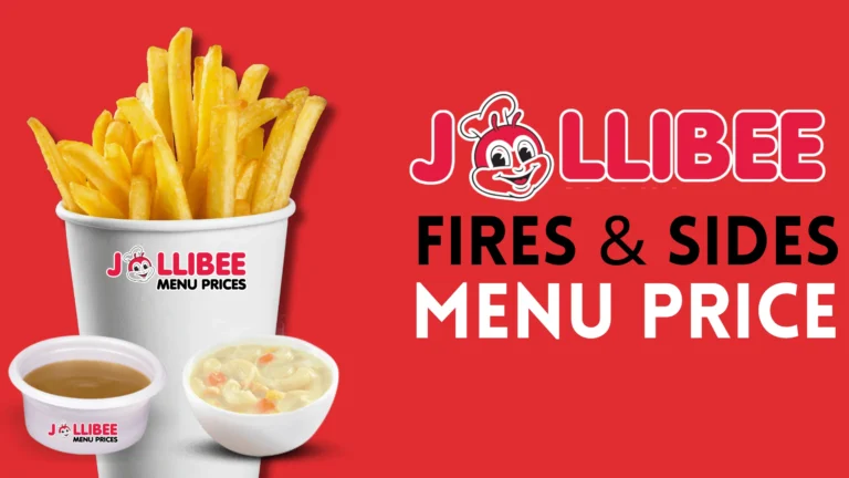 jollibee fires & sides menu price