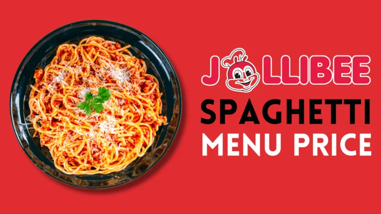 jollibee spaghetti menu price