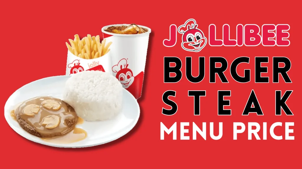 jollibee burger steak menu price