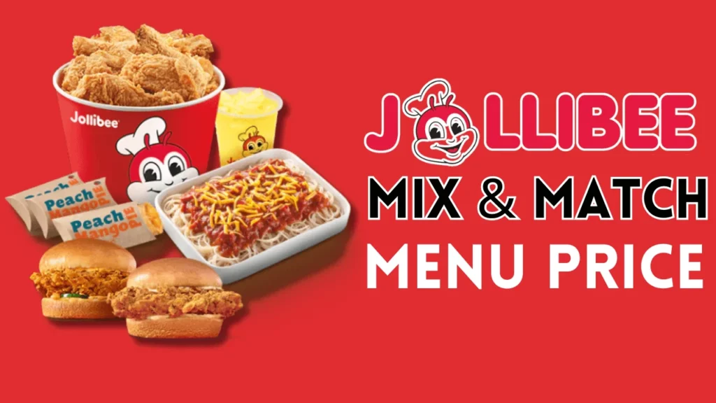 jollibee mix and match menu